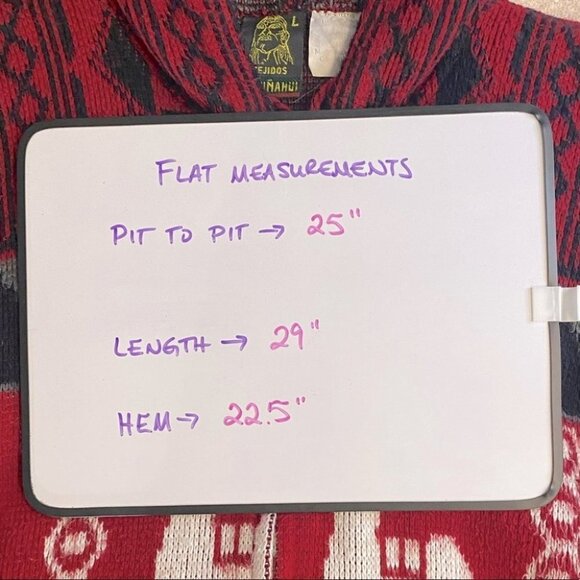 Tejidos Ruminahui Red Alpaca Zip Front Wool Sweater L - Picture 8 of 15